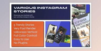 Various Instagram Stories (Videohive 47497221) - AE Project