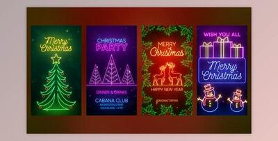 Christmas Party Instagram Stories (Videohive 55628483) - AE Project