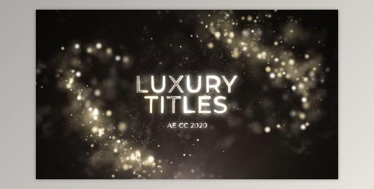 Premium Luxury Titles (Videohive 45332435) - AE Project
