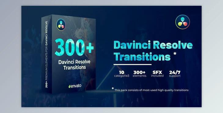 Videohive Transitions Library for DaVinci Resolve 34325208