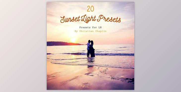 Pack 20 LR Presets Sunset Light By Presets Light Shop