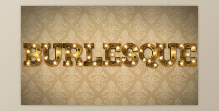 Burlesque Light Bulb Text Letters (Videohive 19468356) - AE Project