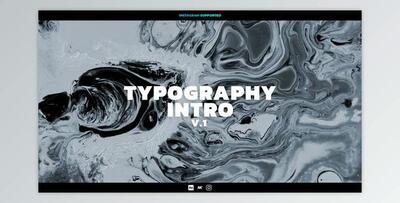 Typography Intro v.1 (Videohive 43267466) - AE Project