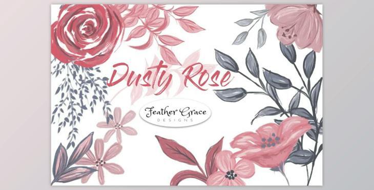Dusty Rose By Feather Grace Designs