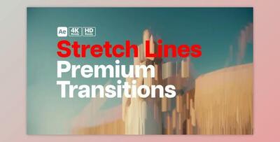 Premium Transitions Stretch Lines (Videohive 51936955) - AE Project