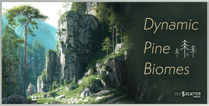 Blender Market - Dynamic Pine Biomes