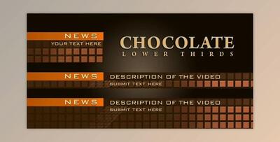 Chocolate Lower Thirds (Videohive 1401593)