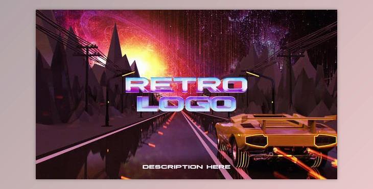 Retro Wave Motion Logo (Videohive 26456292)