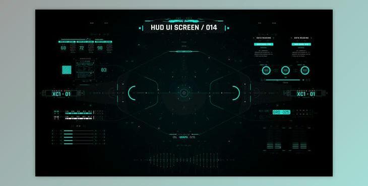 HUD Screen Interface 4 (Videohive 42922259) - AE Project