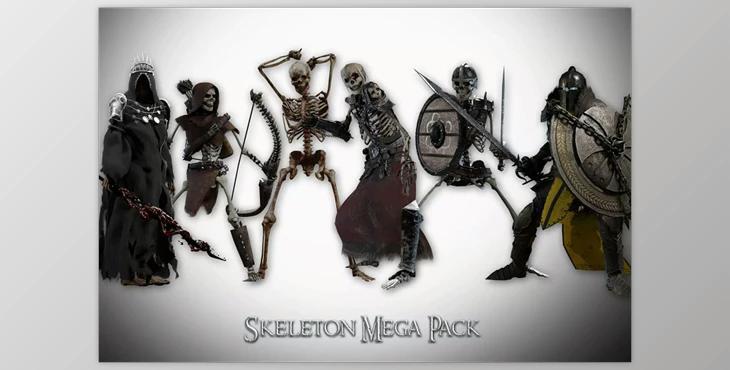 Unity Asset - Skeleton Mega Pack v1.1