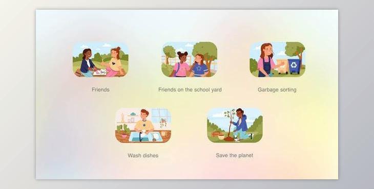 Friends – Child concepts (Videohive 42886823) - AE Project