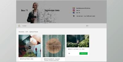 Cinematic Transition Whoosh sound Pack + BENN TK – LUT + LIGHTROOM PRESET