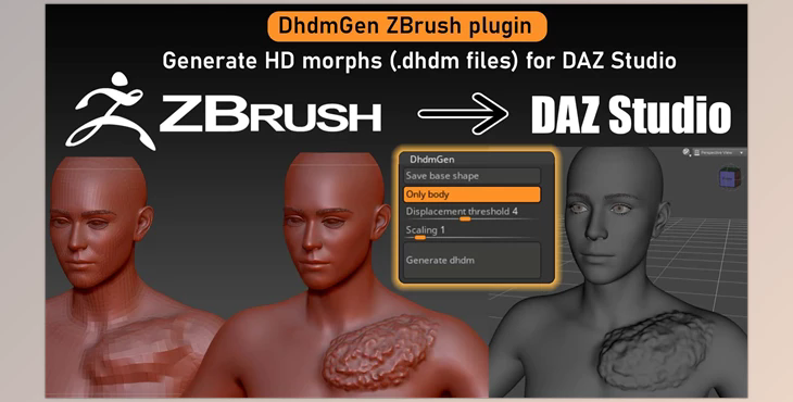 DhdmGen v1.0.1 for Zbrush