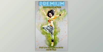 Watercolor Sketch Painting Photoshop Action By RedFX1 (ABR, ATN)