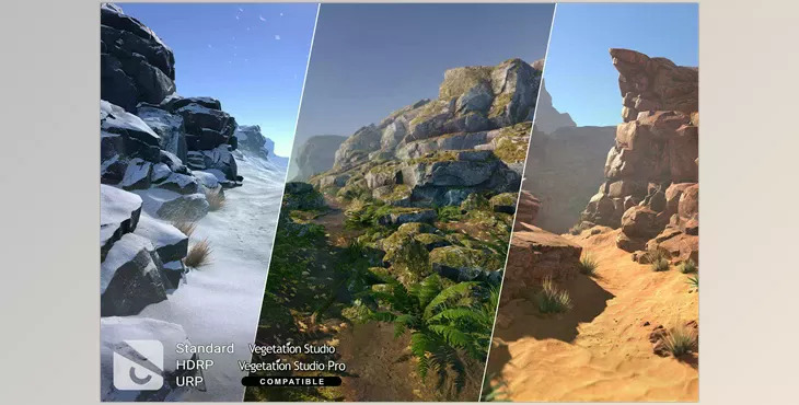 Unity Asset - PBR Rocks - Nature Pack v2.7