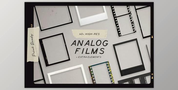 High Quality Film Frames Kit (PNG, PSD, JPG)