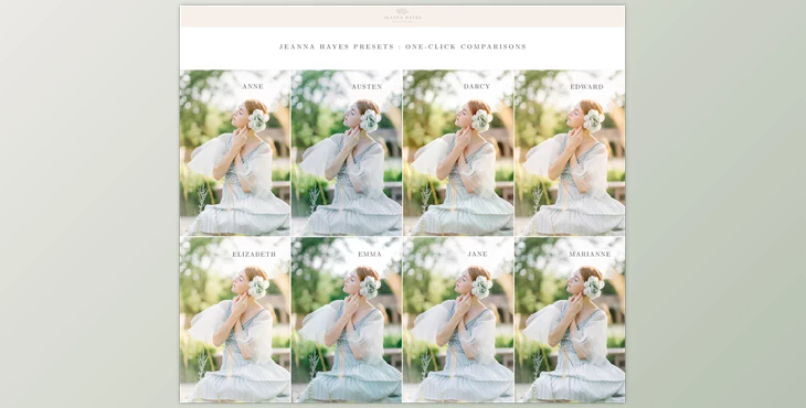 Jeanna Hayes Light and Airy Presets