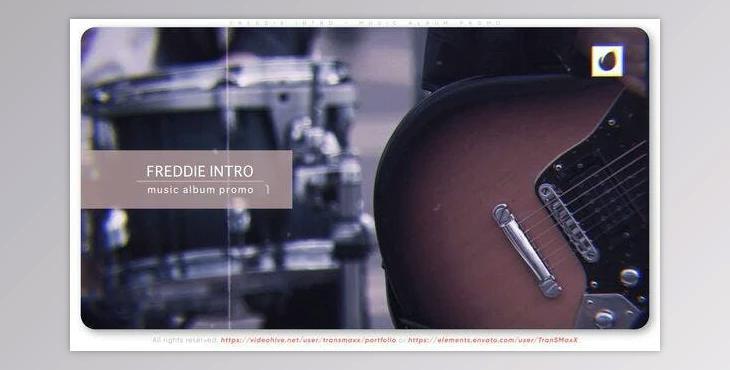 Freddie Intro - Music Album Promo (Videohive 50021691) - AE Project