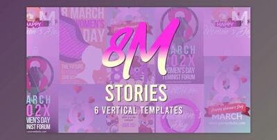 8M International Womens Day Stories (Videohive 51108908) - AE Project