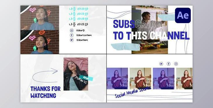 Social Media Slides for After Effects (Videohive 50327803) - AE Project