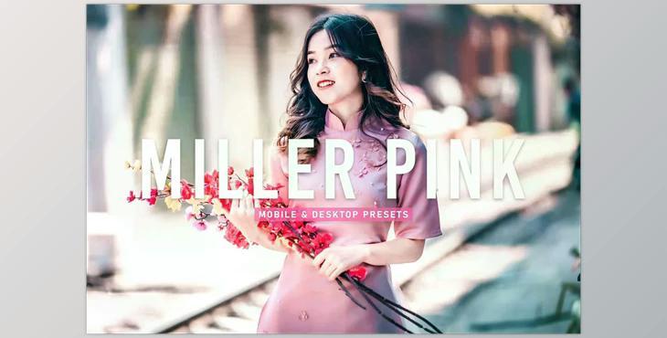 Miller Pink Pro Lightroom Presets CreativeMarket - 6924889