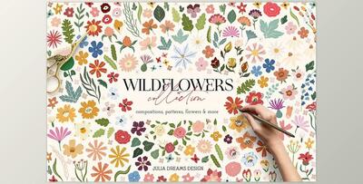 Wildflowers Collection CreativeMarket - 6635876