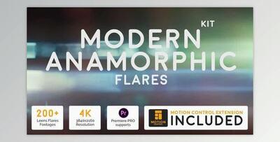 Modern Anamorphic Flares Kit (Videohive 25575409) - AE Project