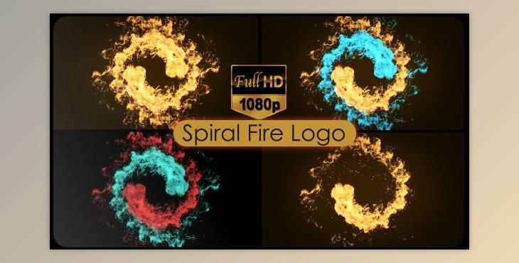 Spiral Fire Logo (Videohive 21072499)