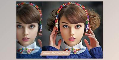 Clean Oil Painting Action (ATN)