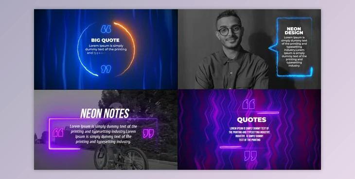 Neon Quotes (Videohive 28882286)