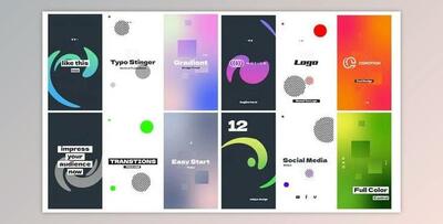 Vertical Stinger Transitions Pack (Videohive 43085049) - PR Project