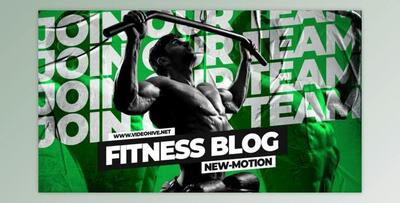 Powerful Bodybuilding Fitness Blog Intro (Videohive 33818585)