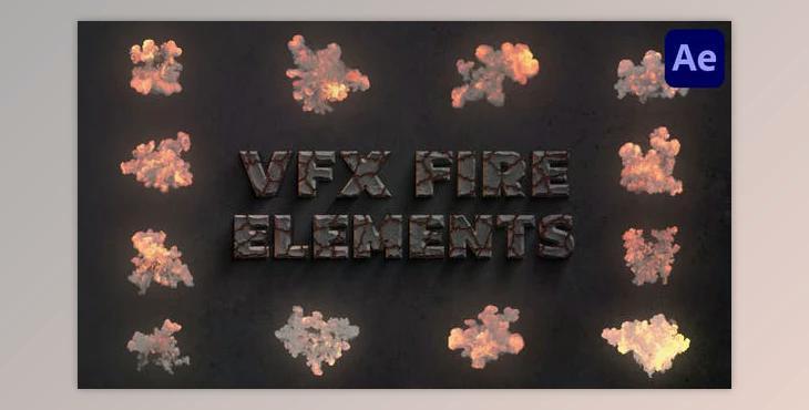 VFX Fire Elements for After Effects (Videohive 47638727) - AE Project