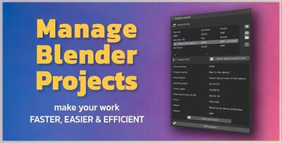 Blender Market – Manage Blender Projects v2