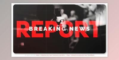 Breaking News Report (Videohive 44579730) - AE Project