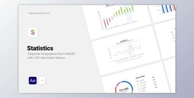 Statistics - Corporate CSV Data Driven Infographics (Videohive 31841849) - AE Project
