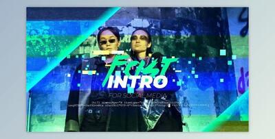 Cyberpunk Intro (Videohive 32297274) - PR Project