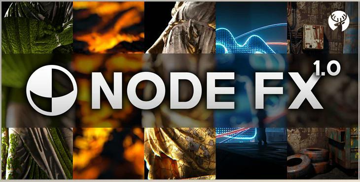 Blender Market - Node Fx 1.0 (Node Effect) Procedural Shaders