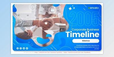 Corporate N Business Timeline Slideshow (Videohive 33108494) - AE Project
