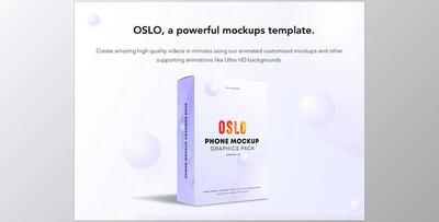 UI8 – Oslo-Animated Phone Mockups Pack