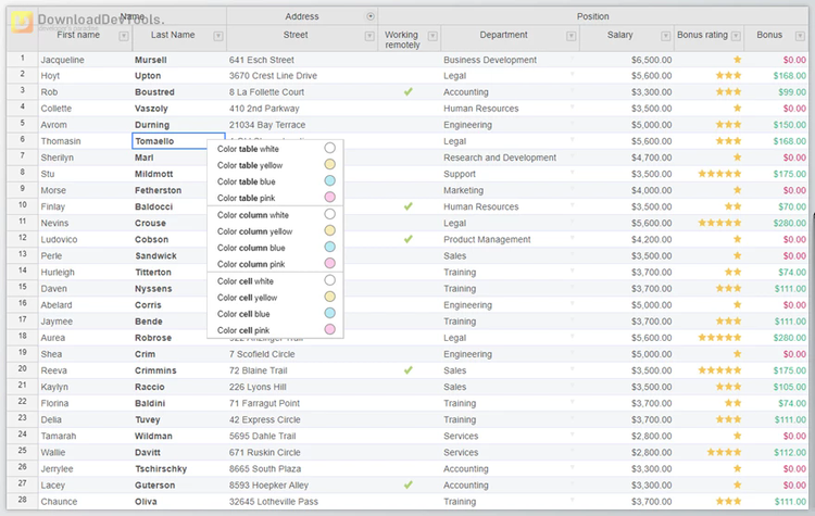 Handsontable JavaScript Spreadsheet Pro v14.5.0 (30 Jul 2024) + CRACK