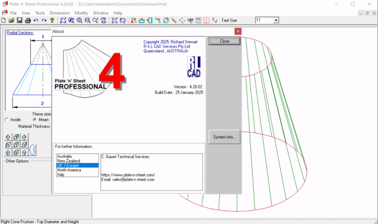 R&L CAD Plate ‘n’ Sheet Professional 4.20.03