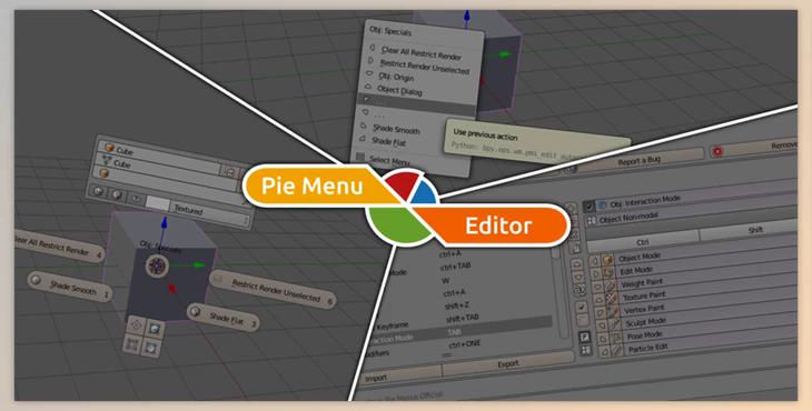 Blender Market – Pie Menu Editor v1.18.6