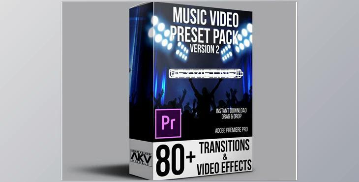 Music Video Preset Pack V2 + Transition for Premiere