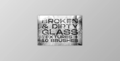 Broken and Dirty Glass + brushes CreativeMarket - 6160875