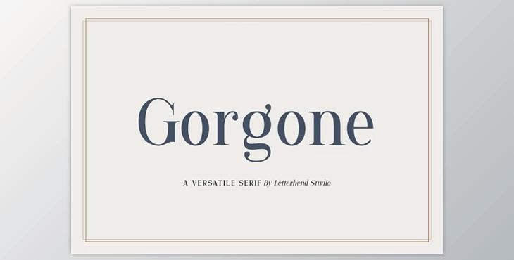 Gorgone – A Versatile Serif 2815194