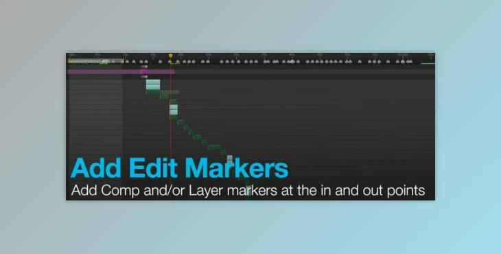 AEScripts – Add Edit Marker v1.5