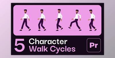 Character Animation Walk Cycles (Videohive 53302224)