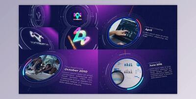 Tech Company Timeline (Videohive 34162221) - AE Project