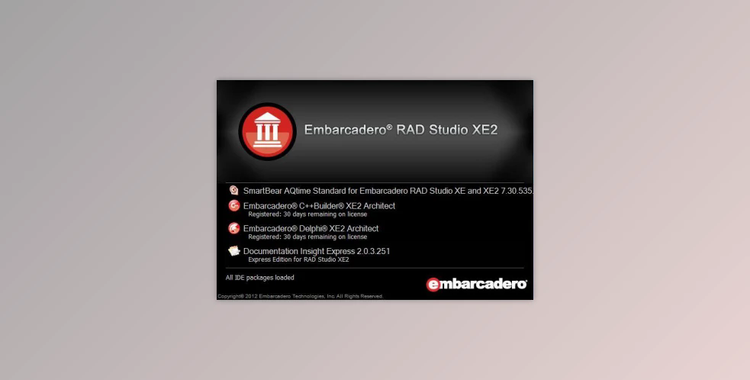 Embarcadero RAD Studio XE2 Update 4 Hotfix1 v16.0.4504.48759